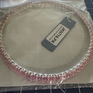 Jacqueline Kent adjustable choker with pink crystals!! Gorgeous!! BRAND NEW!!